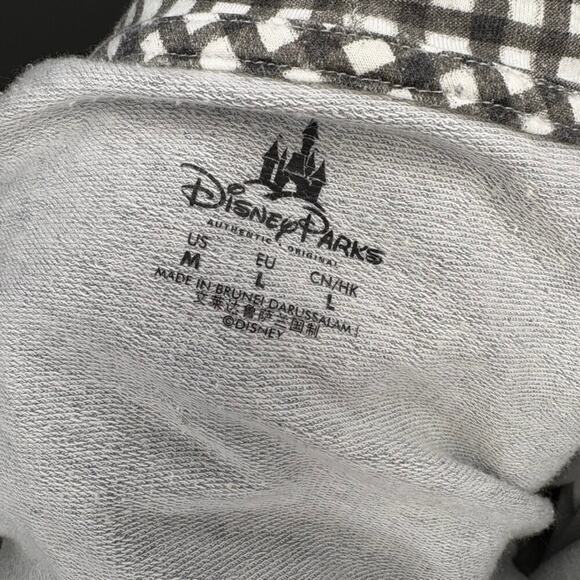 Disney Parks Minnie Mouse Oversize Grey Long Sleeve Zip Terry Hoodie Womens Sz M - Picture 4 of 6